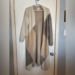 Kaisley Duster sweater (no pockets). sz M